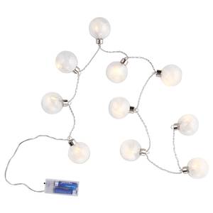 LED-Lichterkette FEATHERS I Klarglas / Kunststoff - 10-flammig