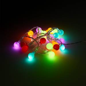 Guirlande lumineuse BRIGHT LIGHTS Polyester PVC - 20 ampoules