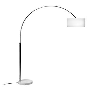 Lampadaire BOW III Coton / Fer - 1 ampoule - Blanc