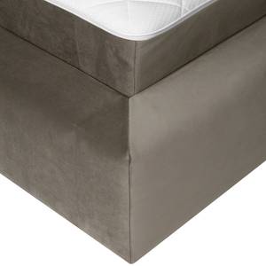 Letto imbottito Ilay Velluto Sadia: beige - 180 x 200cm