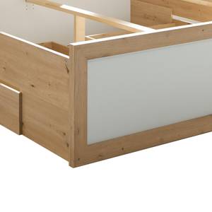 Bettanlage Tholen Beige - Weiß - Holzwerkstoff - 307 x 94 x 206 cm