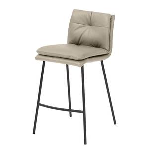 Tabourets de bar myDERBY Acier / Polyester - Taupe / Noir