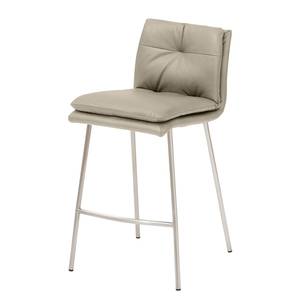 Tabourets de bar myDERBY Acier / Polyester - Taupe