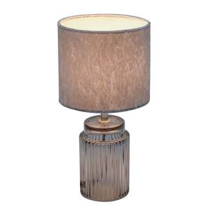 Lampe Classy Velvet Tissu mélangé / Verre transparent - 1 ampoule