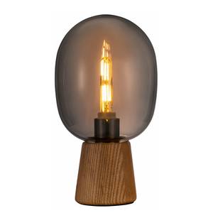 Lampe Mystical Gleam Verre transparent / Hévéa - 1 ampoule