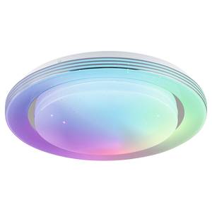 Plafonnier Rainbow Polycarbonate / Aluminium - 1 ampoule