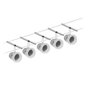 LED-plafondlamp Cone I aluminium - 5 lichtbronnen