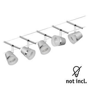 LED-plafondlamp Cone I aluminium - 5 lichtbronnen