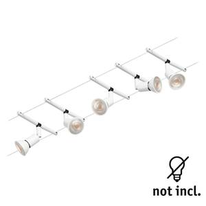 LED-plafondlamp Salt II aluminium / polycarbonaat - 5 lichtbronnen