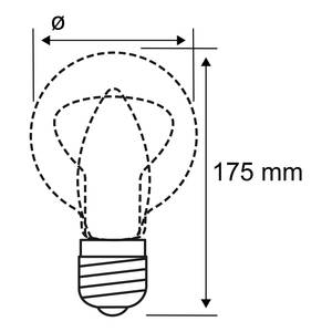 Wandleuchte Tubs Polycarbonat / Aluminium - 1-flammig