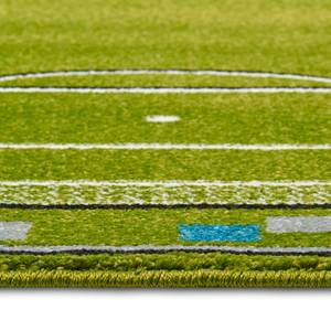 Tapis enfant Soccer Pitch Polypropylène thermobouclé - Vert / Blanc - 120 x 170 cm