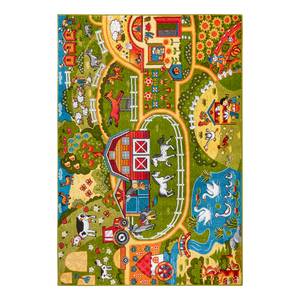 Kinder-vloerkleed Farm Living polypropeen-heatset - groen - 200 x 290 cm