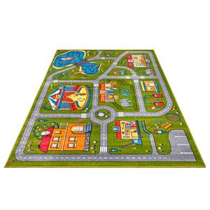 Tapis enfant Urban Street Polypropylène thermobouclé -Vert - 200 x 290 cm