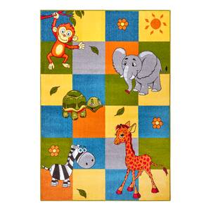 Kinderteppich Patchwork Zoo Polypropylen-Heatset - Mehrfarbig - 200 x 290 cm