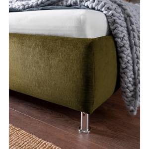 Gestoffeerd bed Karla Stof TCM: 333 green - 160 x 200cm - Tweepersoonsmatras H2/H3