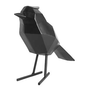 Dekofigur Bird Polyresin - Schwarz