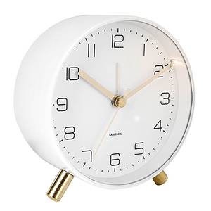 Horloge Lofty Metal Fer - Blanc