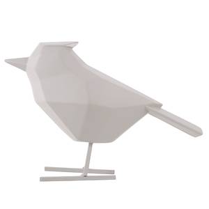 Dekofigur Bird Polyresin - Platingrau