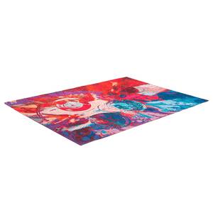Kurzflorteppich Keitum 008 I Polyester / Baumwolle - Mehrfarbig - 80 x 150 cm