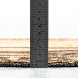 Kurzflorteppich Keitum 009 II Polyester / Baumwolle - Braun - Durchmesser: 100 cm