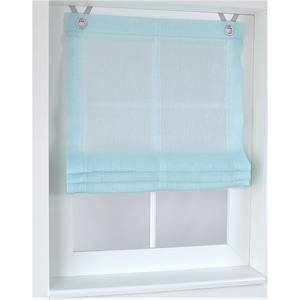 Rolgordijn Brondby polyester - Turquoise - 120 x 140 cm