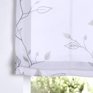 Rolgordijn Bonnie polyester - wit/grijs - 45 x 140 cm
