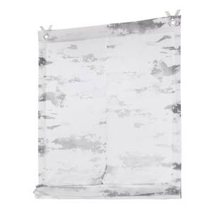 Rolgordijn Claude polyester - wit/grijs - 80 x 140 cm
