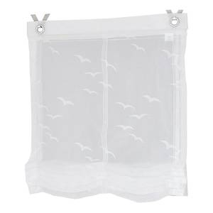 Rolgordijn Seabird polyester - wit - 100 x 130 cm