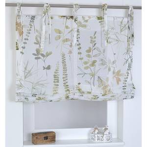 Rolgordijn Jungle polyester - wit/groen - 60 x 140 cm