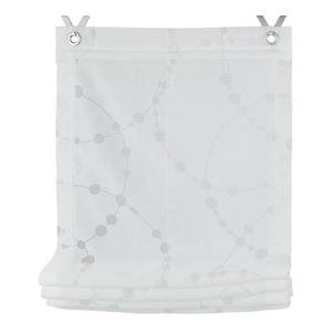 Raffrollo Cadena Polyester / Viscose - Weiß - 100 x 140 cm