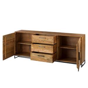 Dressoir Woodson Acaciahouten Lichtbruin - Breedte: 200 cm