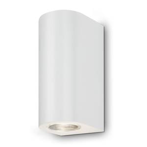 LED-Außenwandleuchte Lille Kunststoff - 2-flammig - Weiß