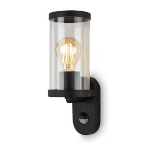 Buitenwandlamp Kairo Move acrylglas/aluminium - 1 lichtbron - Zwart