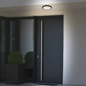 Illuminazione da esterno a LED Runa Polietilene / Acciaio - 1 punto luce - Nero