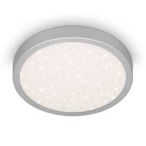 LED-buitenplafondlamp Runa polyethyleen/staal - 1 lichtbron - Zilver