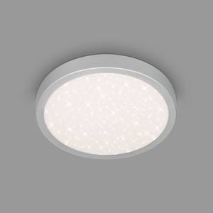 LED-buitenplafondlamp Runa polyethyleen/staal - 1 lichtbron - Zilver