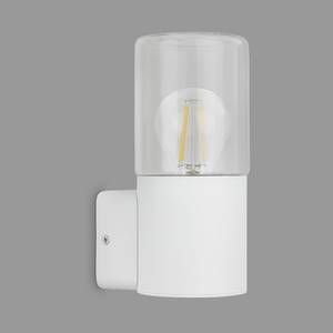 Buitenwandlamp Ampolo polyacryl/aluminium - 1 lichtbron - Wit