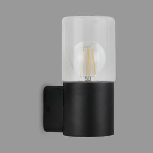Applique extérieur Ampolo Polyacrylique / Aluminium - 1 ampoule - Noir