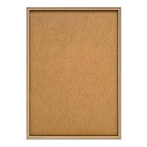 Ingelijste afbeelding Abstract II houten lijst zonder glas - beige