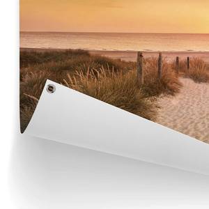 Outdoor-Poster Sonnenuntergang PVC - Orange