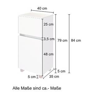 Badkamerset Verciano X (4-delig) inclusief verlichting - Mat wit