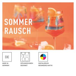 Bicchiere da aperitivo Sommerrausch IV Cristallo - Rosa / Giallo / Turchese