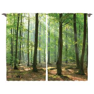 Gordijn Wald I (set van 2) polyester - meerdere kleuren - 140 x 225 cm