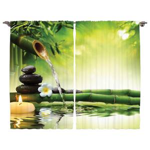 Rideaux Spa (lot de 2) Polyester - Multicolore - 140 x 245 cm