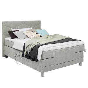 Letto boxspring Talea Ciniglia TBS: 69 grigio agata - 120 x 200cm - H2