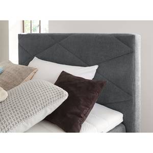 Boxspring Talea Chenille TBS: 19 Grijs - 120 x 200cm - H2 zacht