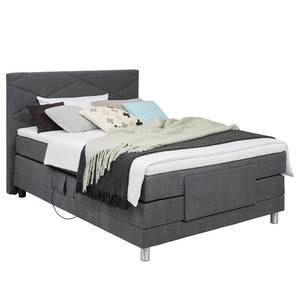 Letto boxspring Talea Ciniglia TBS: 19 Grigio - 90 x 200cm - H2