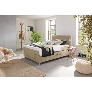 Letto boxspring Talea Ciniglia TBS: 12 Grigio beige - 90 x 200cm - H2