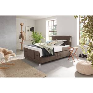 Letto boxspring Talea Ciniglia TBS: 4 marrone nocciola - 90 x 200cm - H3