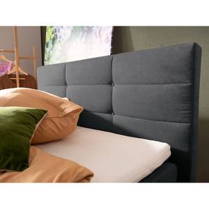 Boxspringbett Matea Chenille TBS: 19 Grau - 120 x 200cm